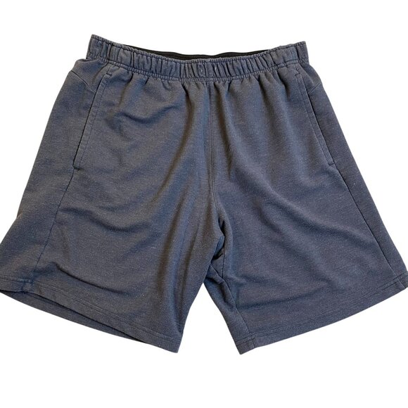 Eddie Bauer Mens Shorts Large Gray Elastic Waist Casual - Picture 1 of 6